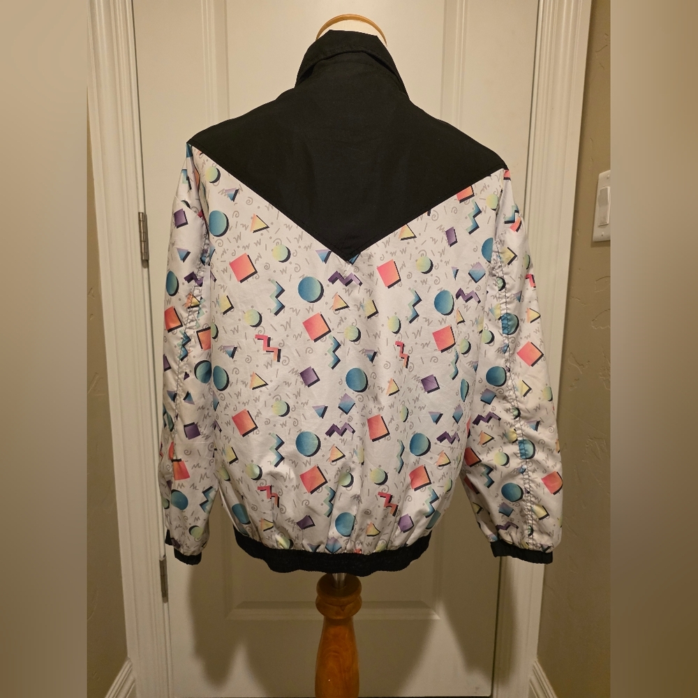 Vintage Geometric Pattern Jacket - image 2
